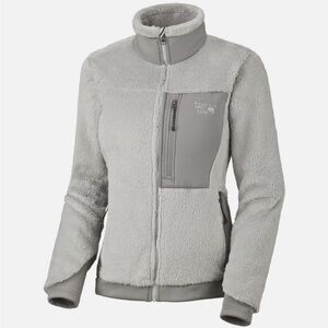 Mountain Hardware Monkey Women’s Gray Polartec Zip Up Fleece Small